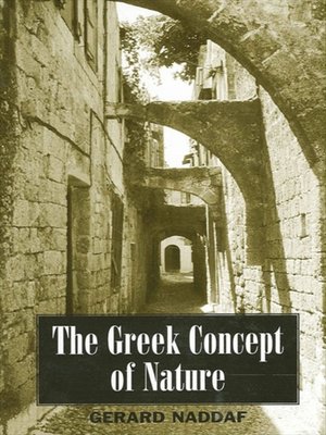 cover image of The Greek Concept of Nature